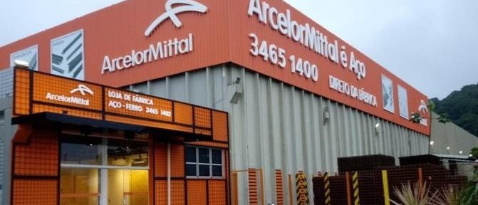 Obra Lojas conceito ArcelorMittal