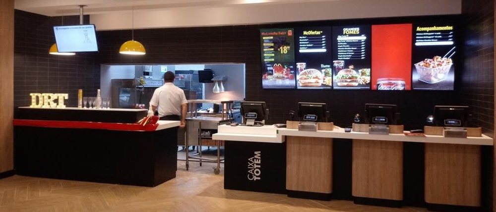 Obra Rede de lojas McDonald's, 3 unidades
