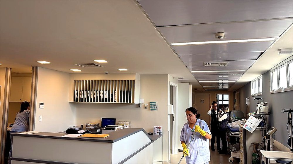 Obra Retrofit do 7º andar, Hospital Ana Costa, registro 4